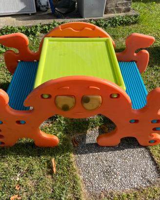 Dondolo/tavolino polipo clementoni per bimbi