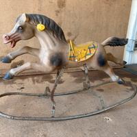 Cavallo a dondolo Vintage CANOVA anni 60