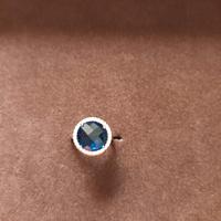 Anello Boccadamo con Swarovski blu 