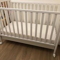 Lettino Giordani con materasso e paracolpi ikea