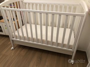 Lettino Giordani con materasso e paracolpi ikea