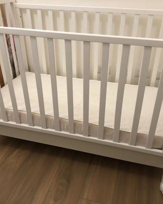 Lettino Giordani con materasso e paracolpi ikea