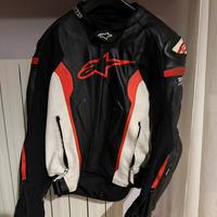 Giubotto in pelle Alpinestars Tech-Air Compatible
