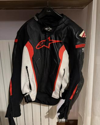 Giubotto in pelle Alpinestars Tech-Air Compatible