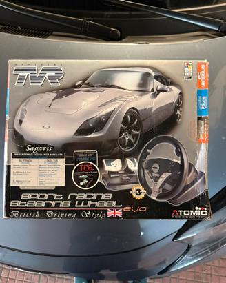 Volante + Pedali TVR Sagaris Atomic PC Playstation