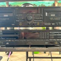 Doppia piastra JVC + Lettore cd Philips