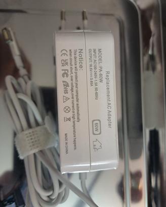 batteria e alimentatore mac 
