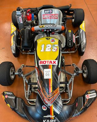 Telaio KR MINI 2025, 4 cerchi magnesio