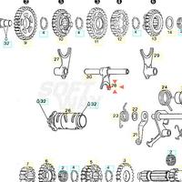 Forchetta cambio 5/6A Aprilia RS125 AP0258913