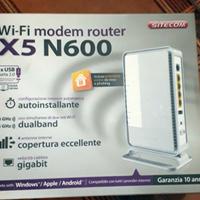Modem router Wi-Fi ADSL Sitecom X5 N600 COME NUOVO