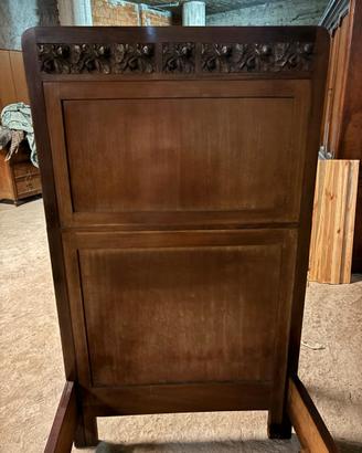 Letto antico singolo in legno massello