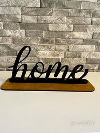 Scritta home