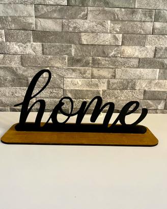 Scritta home