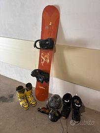 Kit completo snowboard