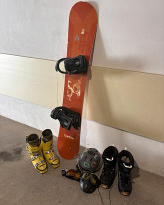 Kit completo snowboard