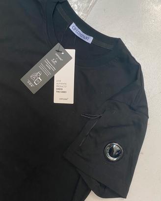 Maglietta C.P. Company nera con Lente - Nuova S