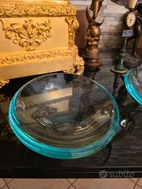 "Fontana arte" coppia di svuotatasche anni 80