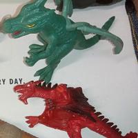 Draghi Alati Giocattolo Vintage Toys Figures Gomma