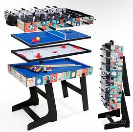 Tavolo da gioco multifunzionale 4 in 1