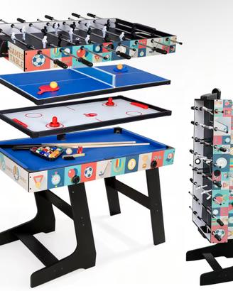 Tavolo da gioco multifunzionale 4 in 1