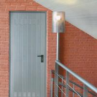 Porte in lamiera zincata cantina