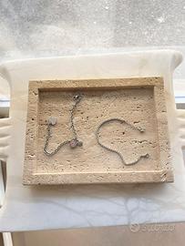 SVUOTA TASCHE / VASSOIO in Travertino