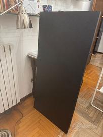 Piano di lavoro cucina Ikea Ekbacken nero laminato