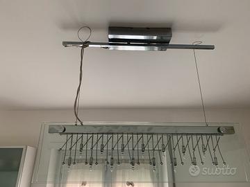 Lampadario in vetro moderno