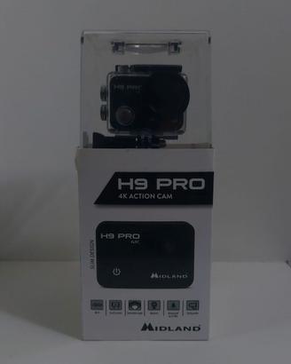 H9 pro action cam Midland accessori + Micro SD 32