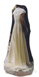 ABITO SPOSA CON COPRISPALLA