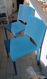 sedie impilabili in polipropilene