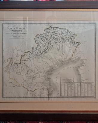 Carta geografica del regno Lombardo Veneto