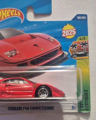 Hotwheels Ferrari F40 competizione 