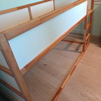 Letto Ikea Kura con tenda dinosauri