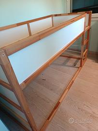 Letto Ikea Kura con tenda dinosauri