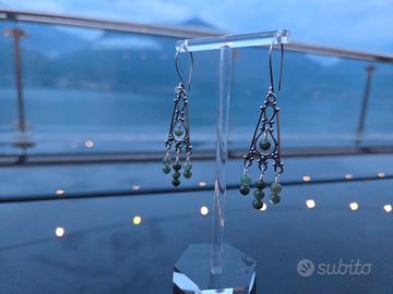 orecchini  chandelier argento 925 