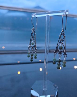 orecchini  chandelier argento 925 