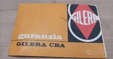 Libretto garanzia originale per Gilera CBA 50 1981