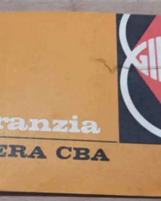 Libretto garanzia originale per Gilera CBA 50 1981