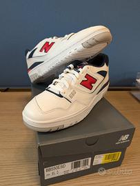 New Balance 550 Sneakers bianche rosse blu n.43 Abbigliamento e Accessori In vendita a Novara