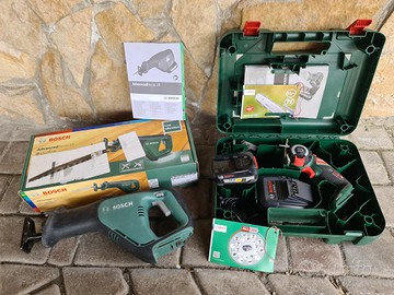 Set Bosch Gattuccio + Nanoblade 18V a batteria