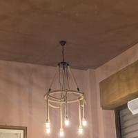 Lampadari in corda stile elegance