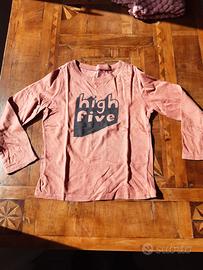 Maglietta machine lunghe bambina 5 anni Kiabi