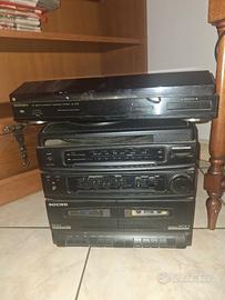 lettore cassette e giradisco 
