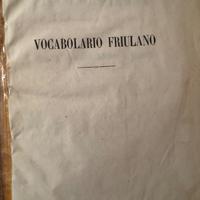 Vocabolario Friulano Jacopo Pirona del 1871