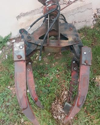 pinza escavatore per legna