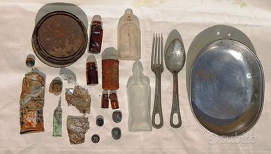 Lotto scavo US WW2 militaria