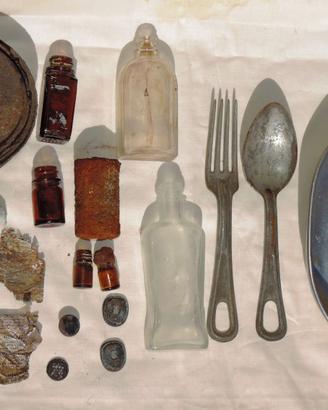 Lotto scavo US WW2 militaria