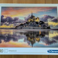 Puzzle Mont-Saint-Michel Clementoni - 1000 pezzi