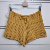 Pantaloncini shorts copricostume giallo 